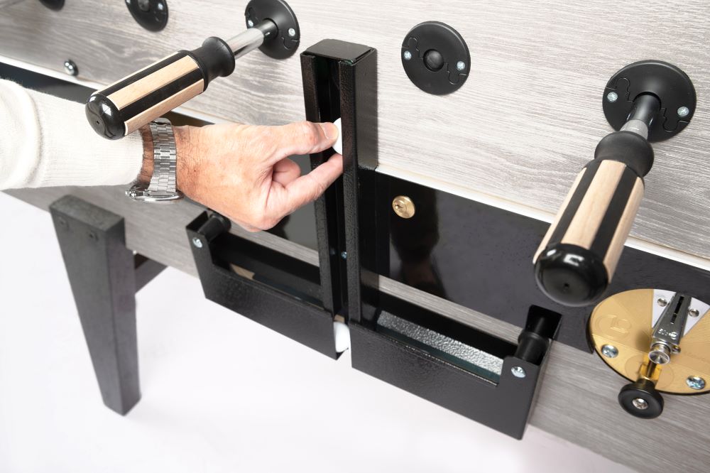 Tischkicker Coperto DeLuxe<br>Graumeliert – Bild 6