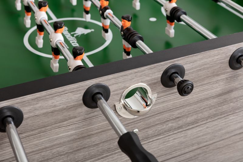 Tischkicker Profi Soccer Deluxe | Graumeliert – Bild 6
